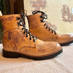 John Fluevog BLAKE, natural tattoo, mens 7